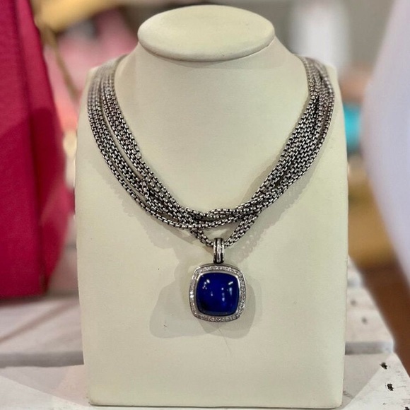 David Yurman Jewelry David Yurman Multi Strand Lapis Lazuli Diamond